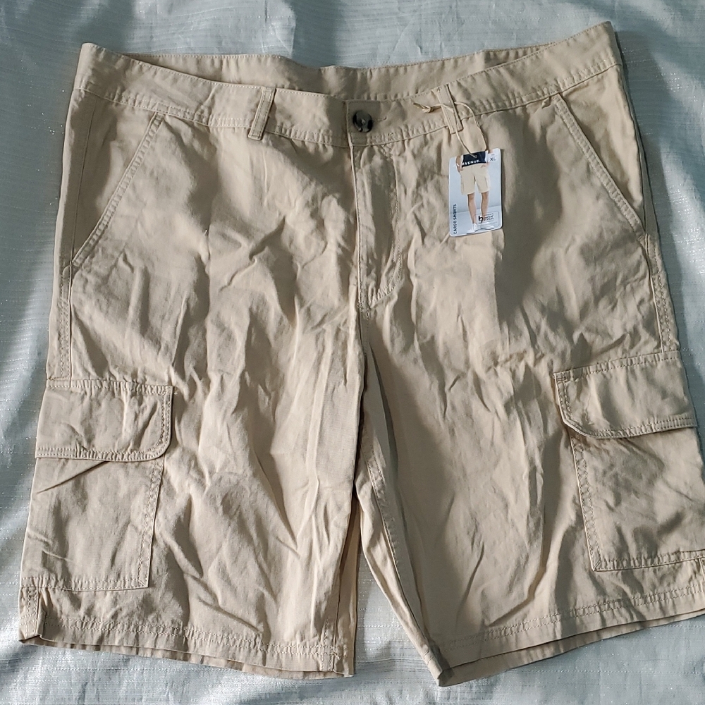 Men's Tan Khaki XL Cargo Shorts